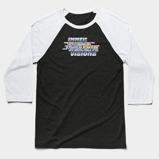Innervisions Baseball T-Shirt by attadesign